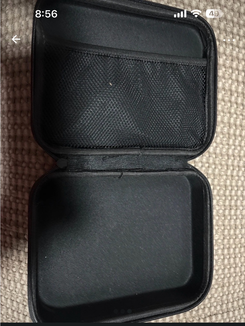 Black Protective Hard Shell Electronics Case - Picture 2 of 3
